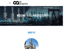 Tablet Screenshot of oilanalytics.com